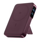 ANKERXI MagGo 2 Pro Magnetic Power Bank (10K, Qi2 25W, Active Cooling) - Burgundy Red