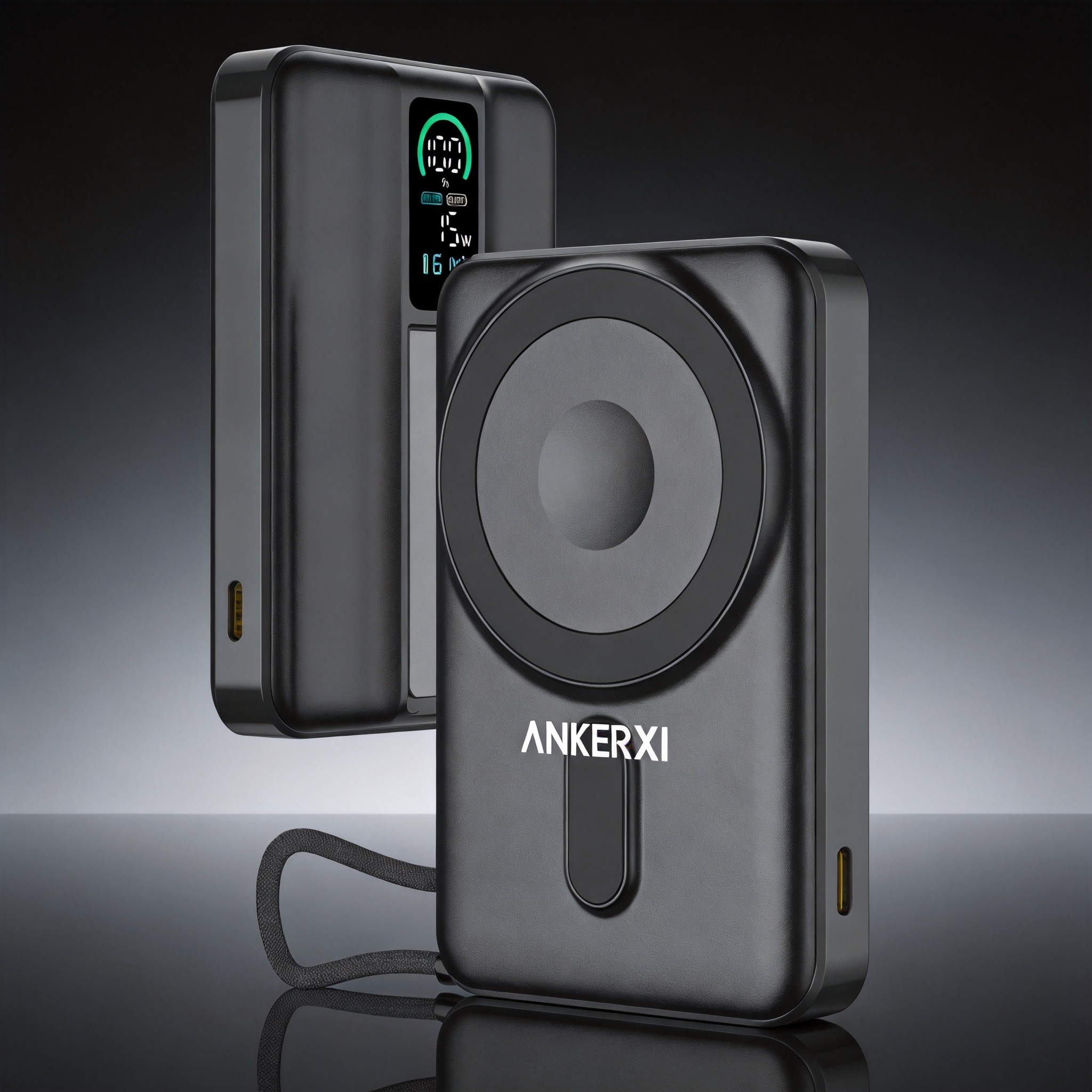 Magnetic Power Bank 10000mAh with Kickstand