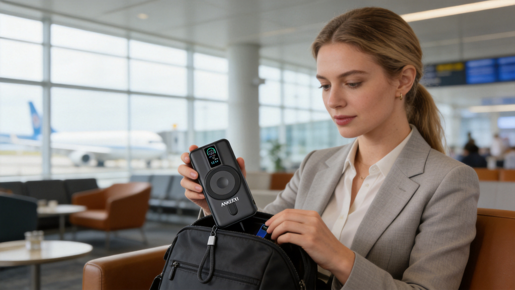 Magnetic Power Bank 10000mAh with Kickstand