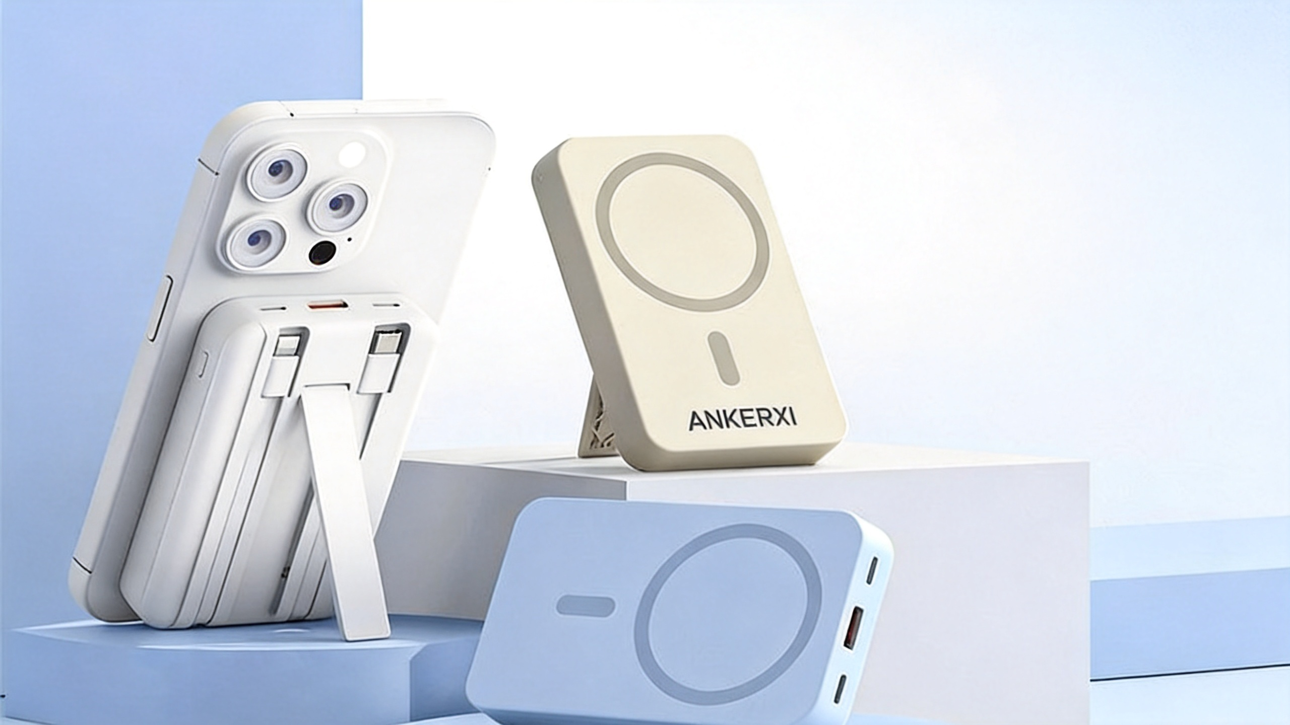 Built-In Cable Power Bank 10000mAh