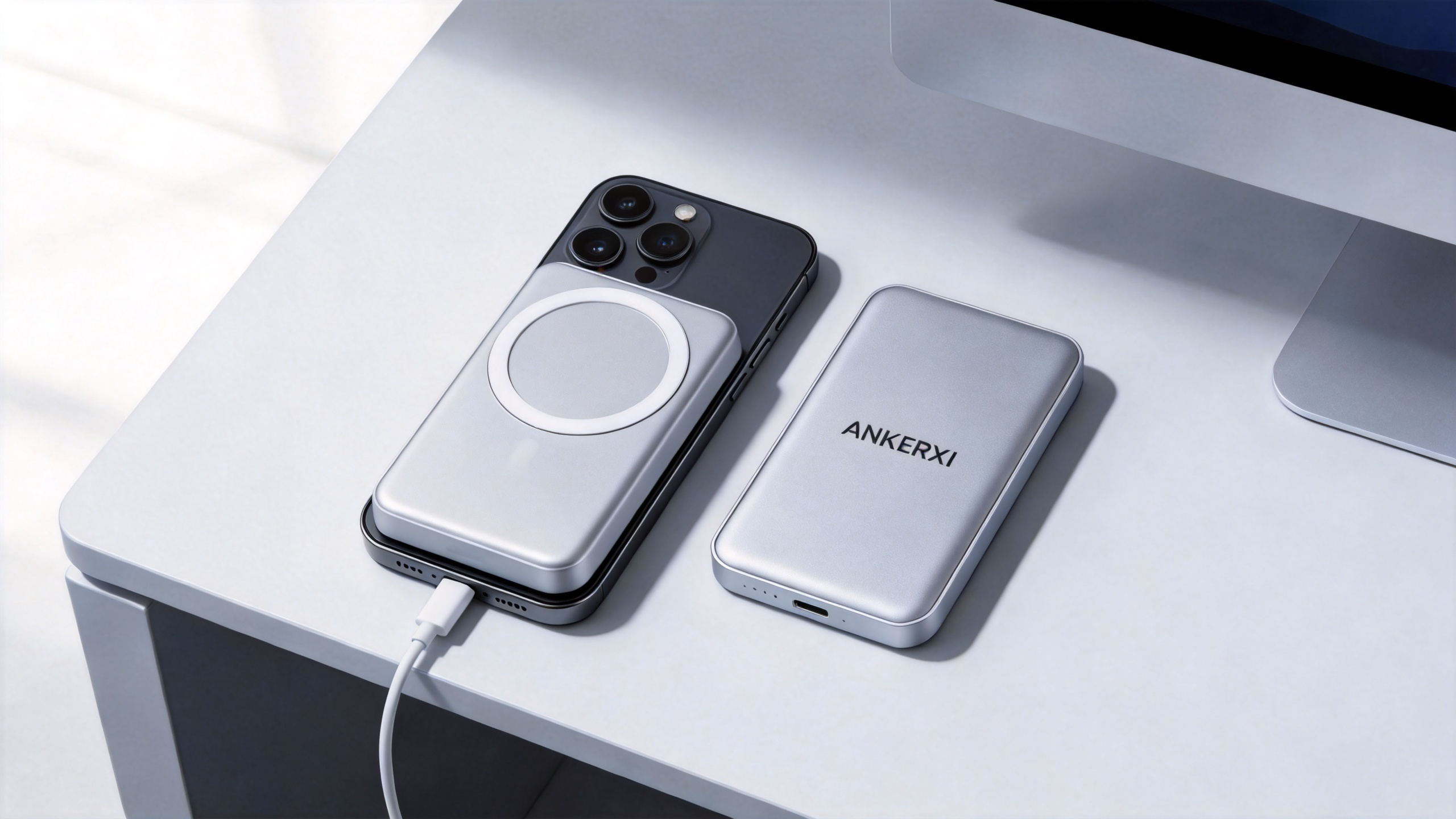 MagSafe-Compatible Wireless Power Bank 10000mAh