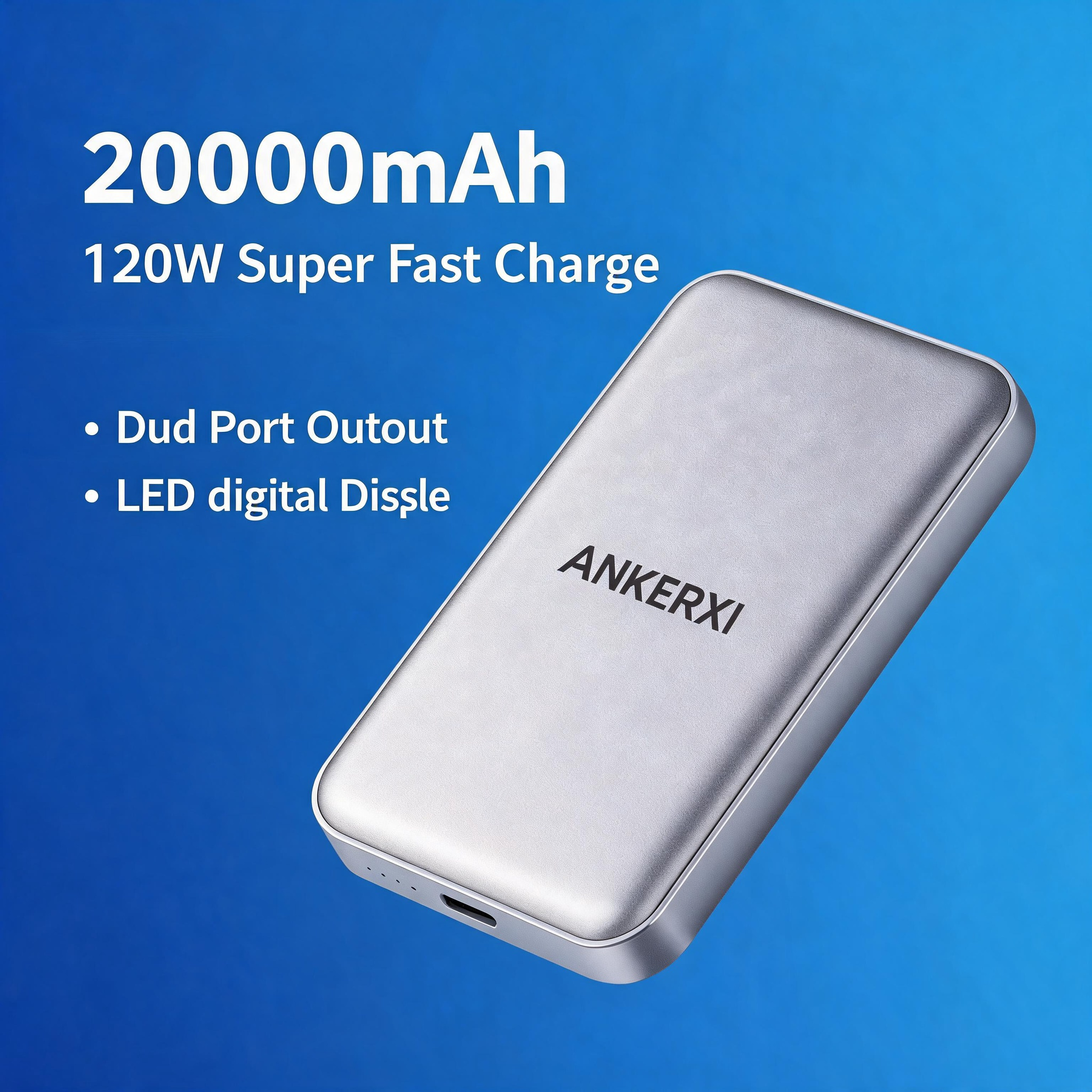 MagSafe-Compatible Wireless Power Bank 10000mAh