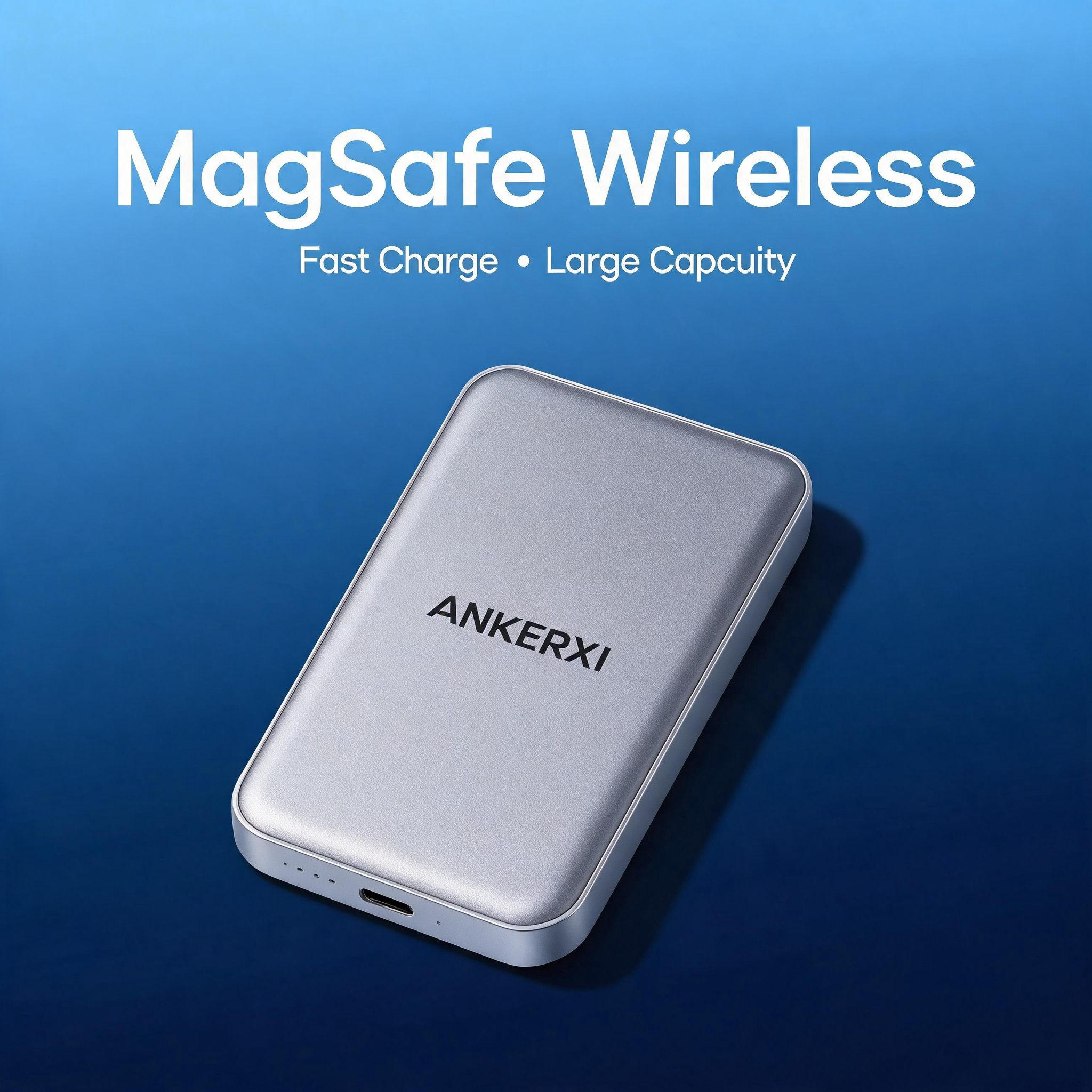 MagSafe-Compatible Wireless Power Bank 10000mAh