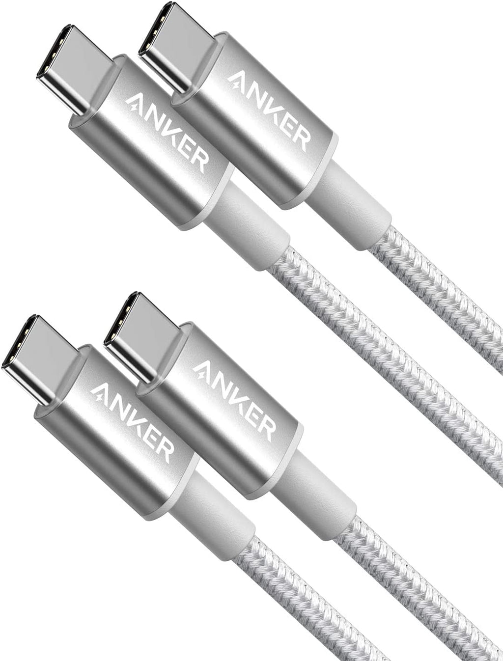2 Pack New Nylon USB C to USB C Cable (3.3ft 60W)